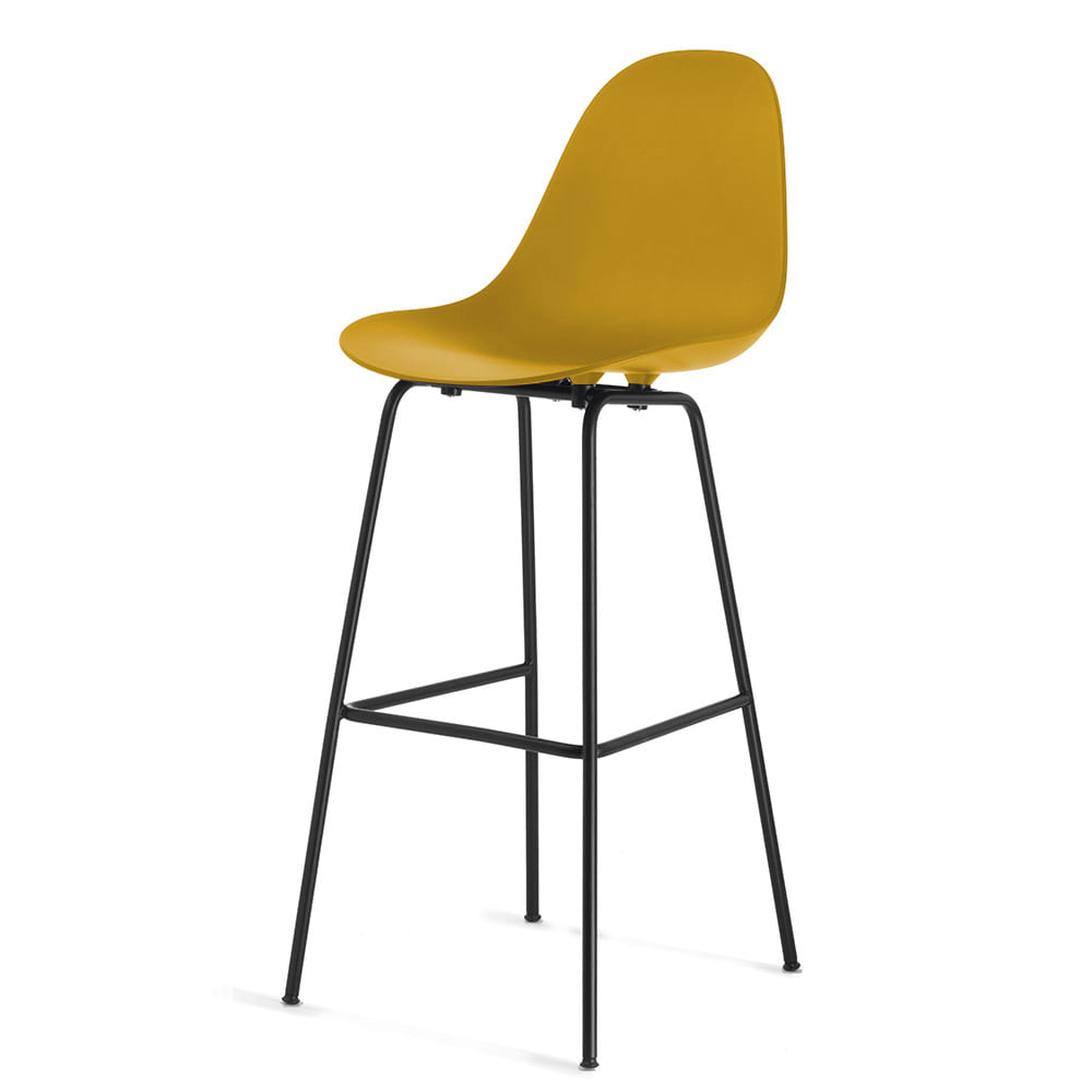 TA TO-1511 bar chair - High (SH750) [SAN Black steel base]